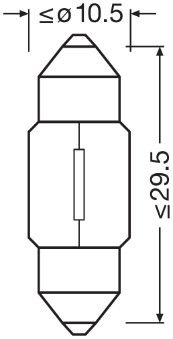 Glühlampe Innenraumleuchte