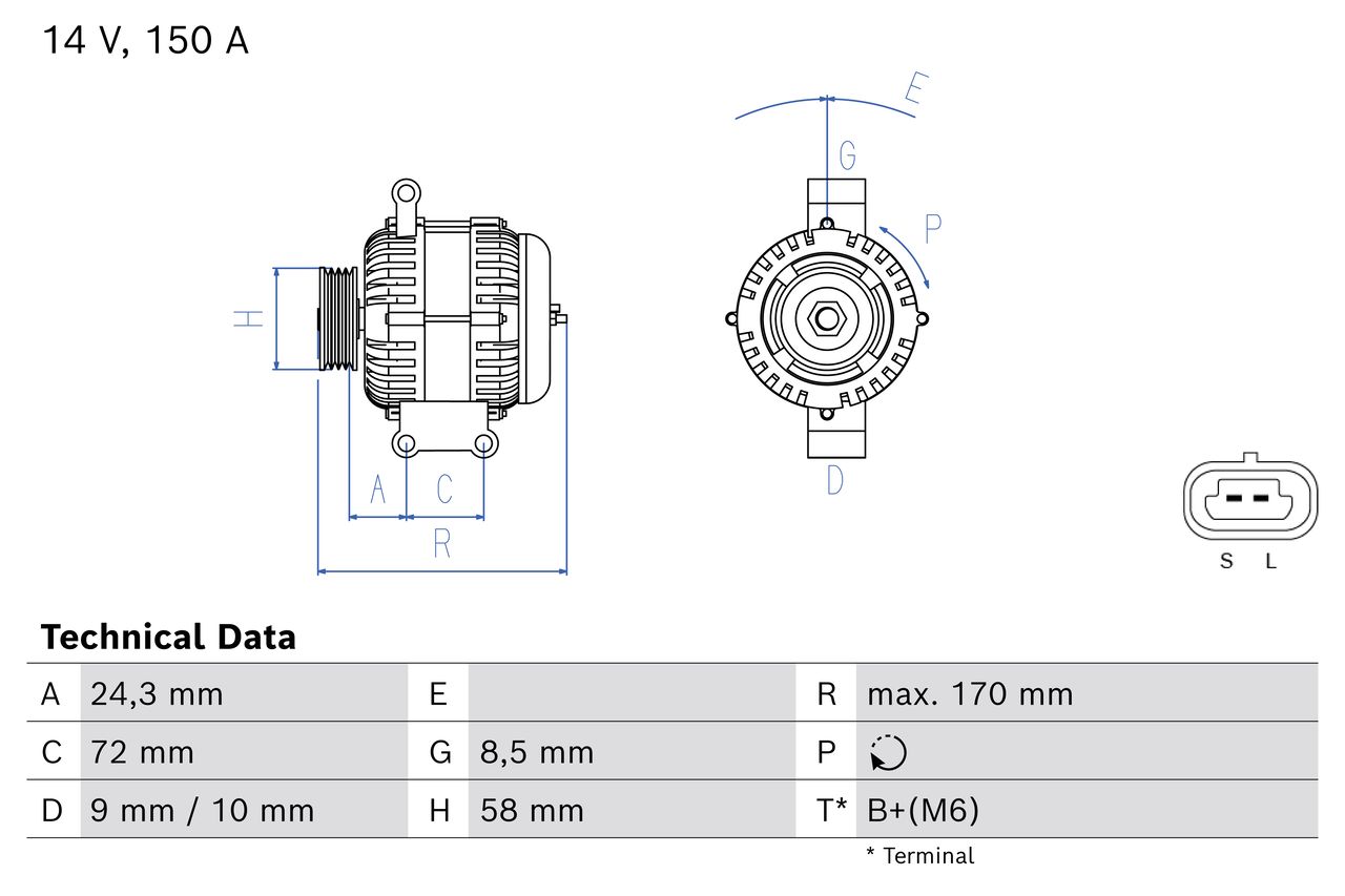 Lichtmaschine Generator