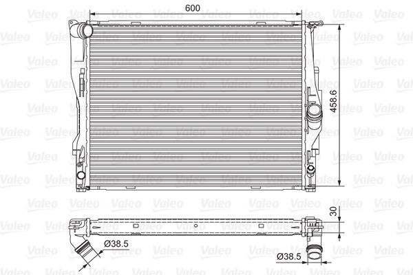 Kühler Wasserkühler Motorkühler