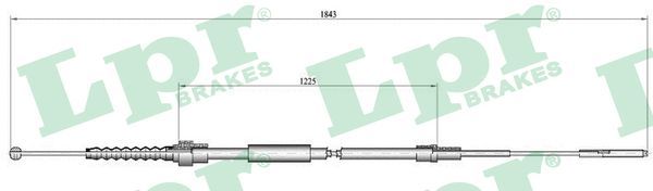 Handbremsseile Set 2 Stück