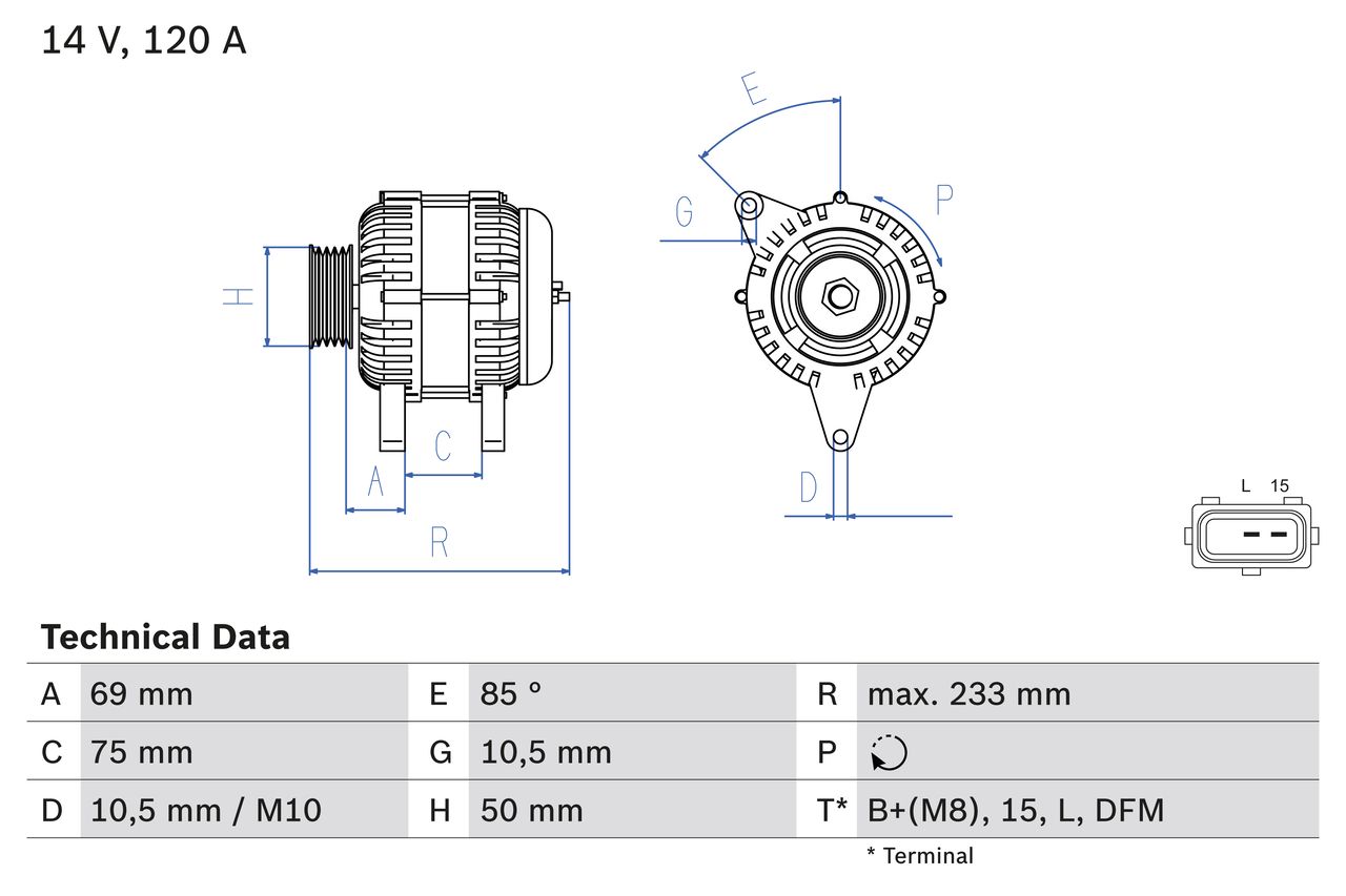Lichtmaschine Generator
