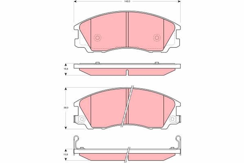 Bremsbeläge