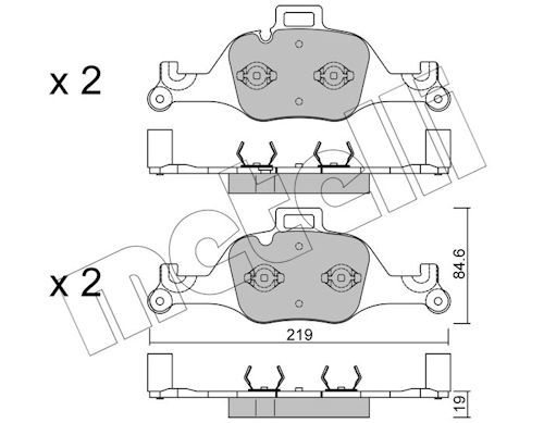 Bremsbelag Satz Bremsscheibe Scheibenbremse