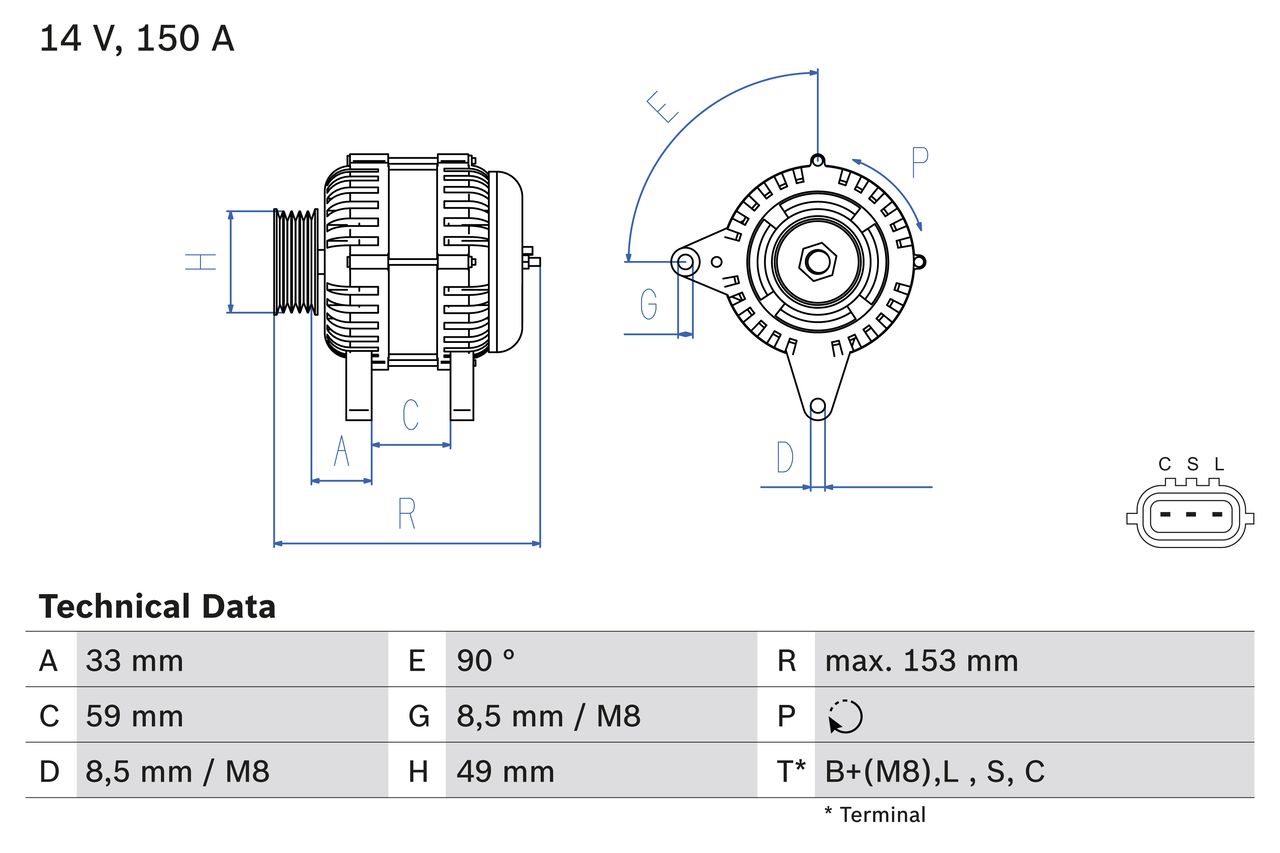 Lichtmaschine Generator