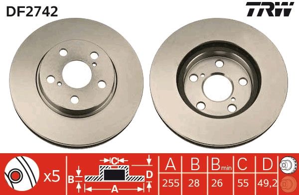 Bremsscheiben Set 2 Stück