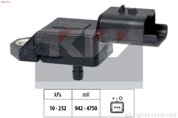Sensor Ladedruck Ladedrucksensor