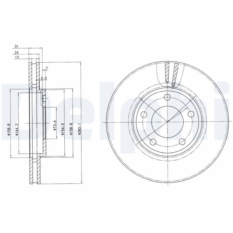 Bremsscheibe Scheibenbremse