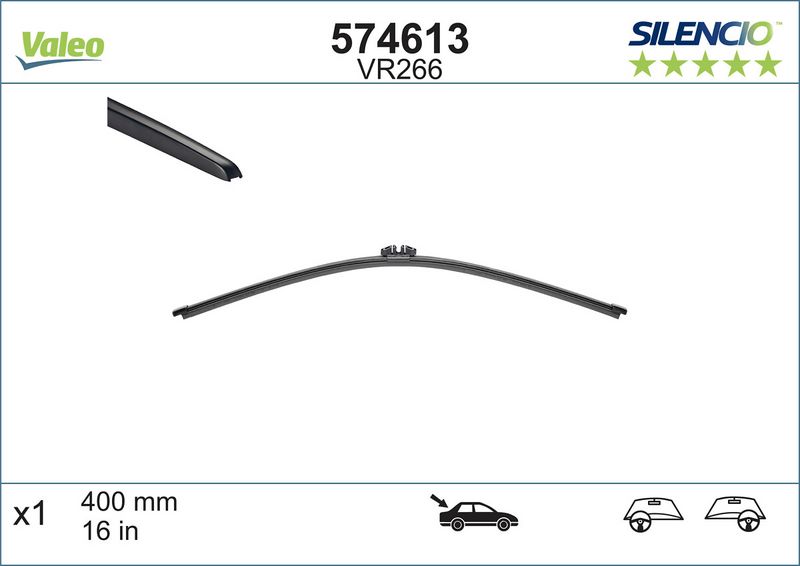 Wischerblatt silencio xtrm-płaskie