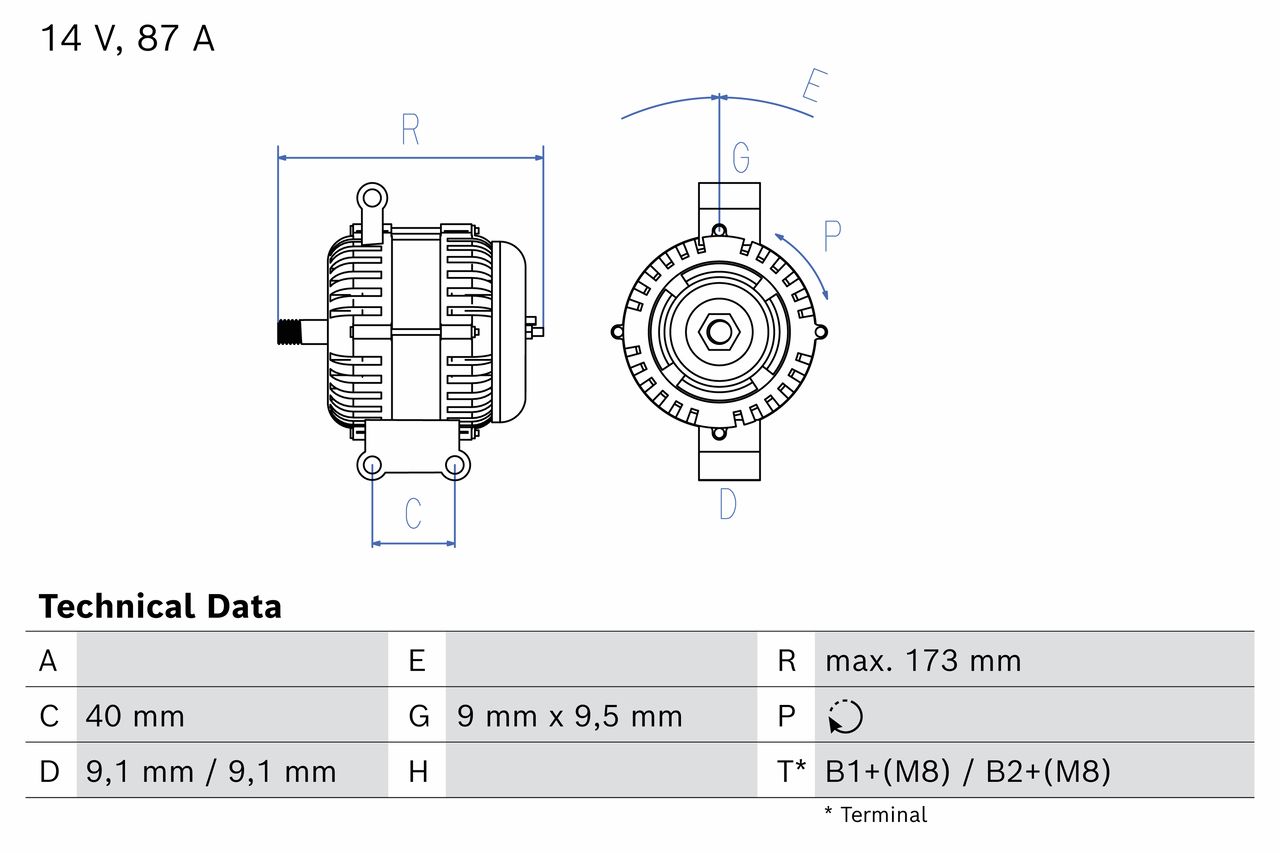 Lichtmaschine Generator