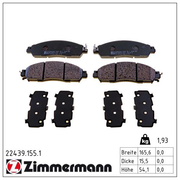 Bremsbelag Satz Bremsscheibe Scheibenbremse