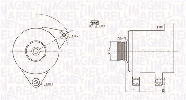 Lichtmaschine Generator