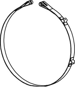 Haltering Schalldämpfer