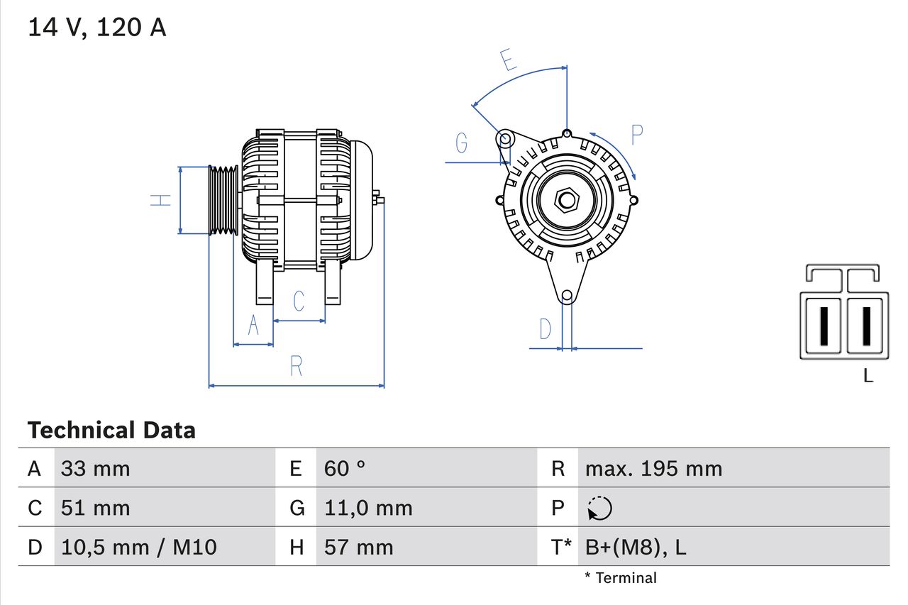 Lichtmaschine Generator