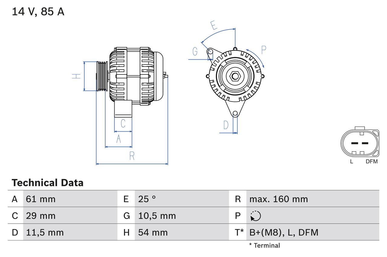 Lichtmaschine Generator