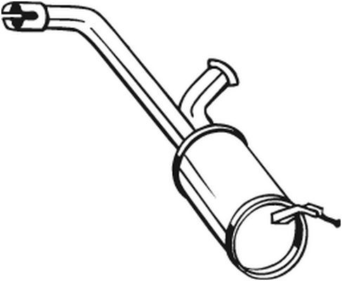 Mittelschalldämpfer Auspuff