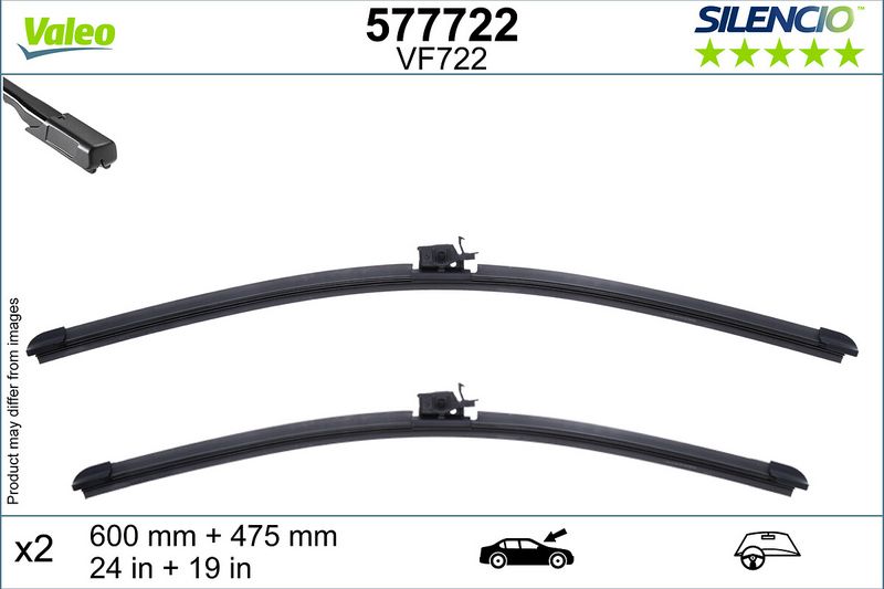 Scheibenwischer Silencio xtrm-flach (2 Stk.)
