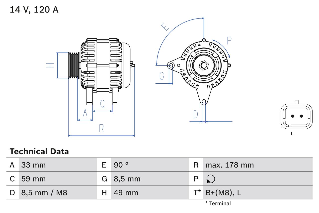 Lichtmaschine Generator