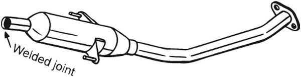 Mittelschalldämpfer Auspuff