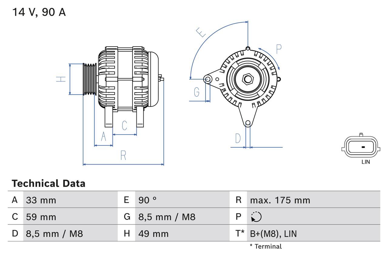Lichtmaschine Generator