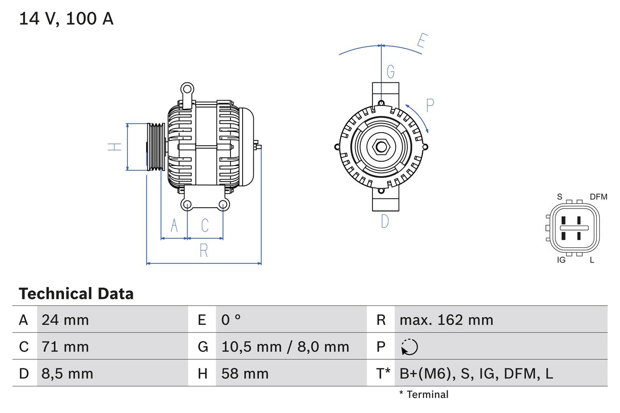 Lichtmaschine Generator