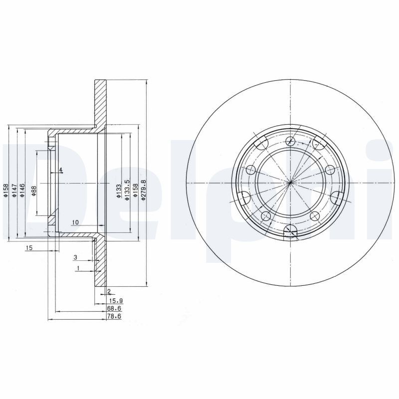 Bremsscheibe Scheibenbremse