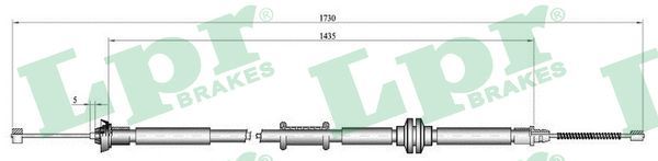 Handbremsseile Set 2 Stück