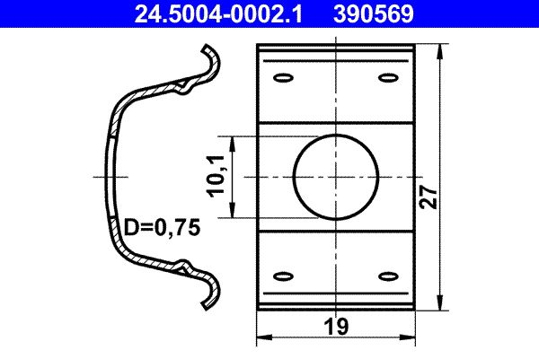 Halter Bremsschlauch