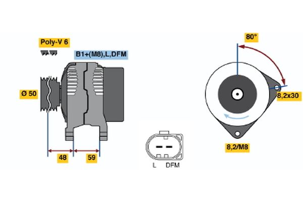 Lichtmaschine Generator