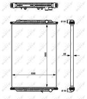 Kühler Wasserkühler Motorkühler, Bild 5