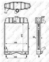 Kühler Wasserkühler Motorkühler, Bild 5