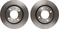 Bremsscheiben Bremsbeläge Set Hinten, Bild 1