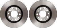 Bremsscheiben Bremsbeläge Set Vorne, Bild 1