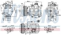 Kompressor Klima Klimaanlage Klimakompressor, Bild 6