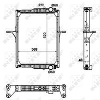 Kühler Wasserkühler Motorkühler, Bild 5