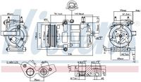 Kompressor Klima Klimaanlage Klimakompressor, Bild 7