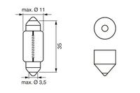 Glühlampe Kennzeichenbeleuchtung Kennzeichenleuchte, Bild 6