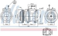 Kompressor Klima Klimaanlage Klimakompressor, Bild 5
