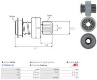 Freilaufgetriebe Starter Anlasser, Bild 4
