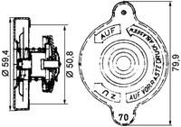 Verschlussdeckel Kühler, Bild 11
