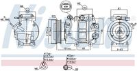 Kompressor Klima Klimaanlage Klimakompressor, Bild 6