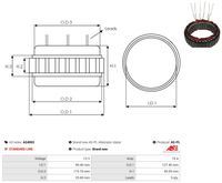 Stator Lichtmaschine Generator, Bild 2