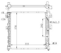 Kühler Wasserkühler Motorkühler, Bild 5