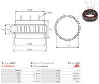 Stator Lichtmaschine Generator, Bild 2