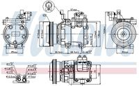 Kompressor Klima Klimaanlage Klimakompressor, Bild 6