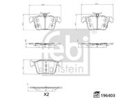 Bremsbelag Satz Bremsscheibe Scheibenbremse, Bild 2