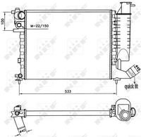 Kühler Wasserkühler Motorkühler, Bild 3