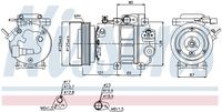 Kompressor Klima Klimaanlage Klimakompressor, Bild 5