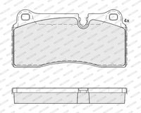 Bremsbelag Satz Bremsscheibe Scheibenbremse, Bild 6