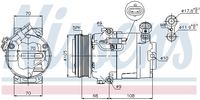 Kompressor Klima Klimaanlage Klimakompressor, Bild 5