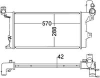 Kühler Wasserkühler Motorkühler, Bild 11